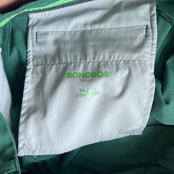 NWOT Masters Green Bonobos Golf Pant - Picture 6 of 6